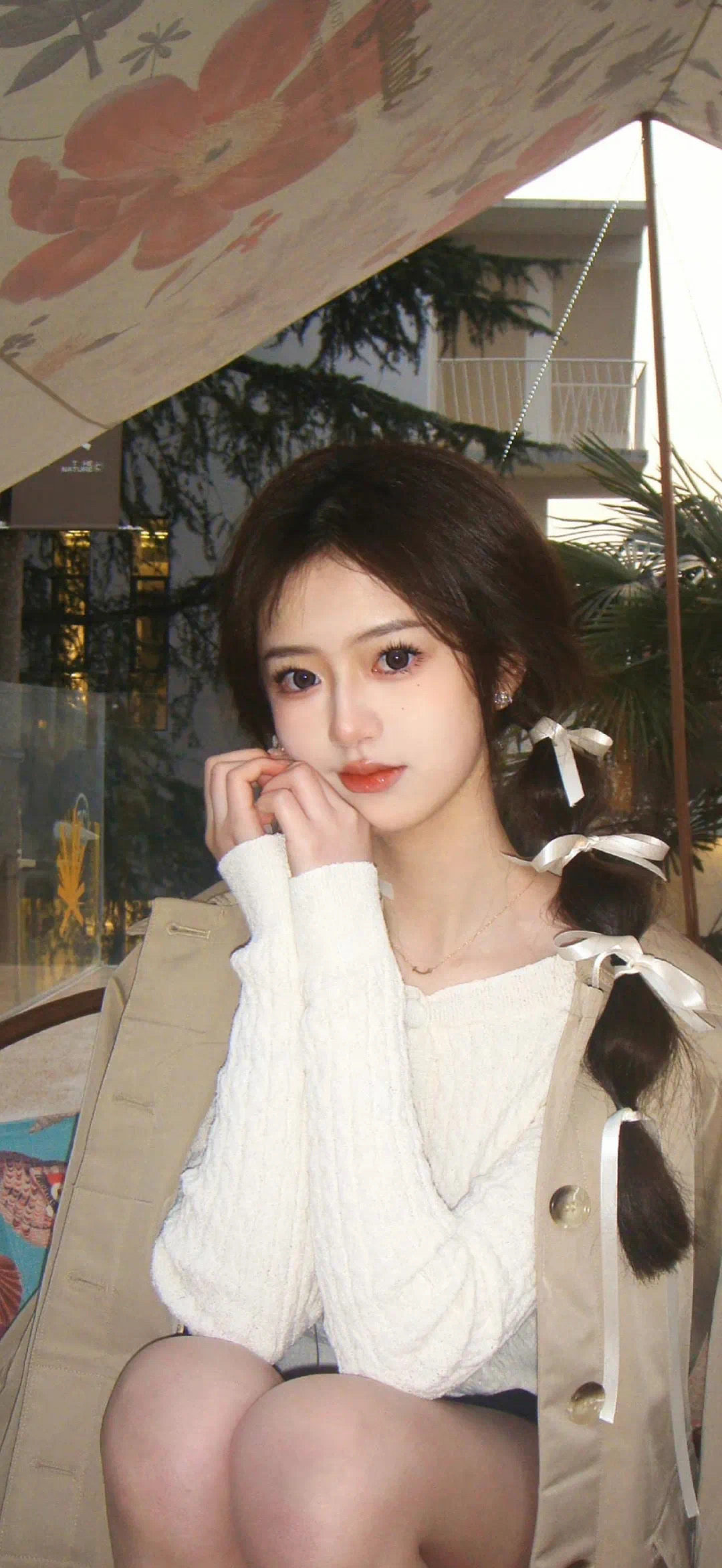美女图片微信头像侧面_美女头像甜美