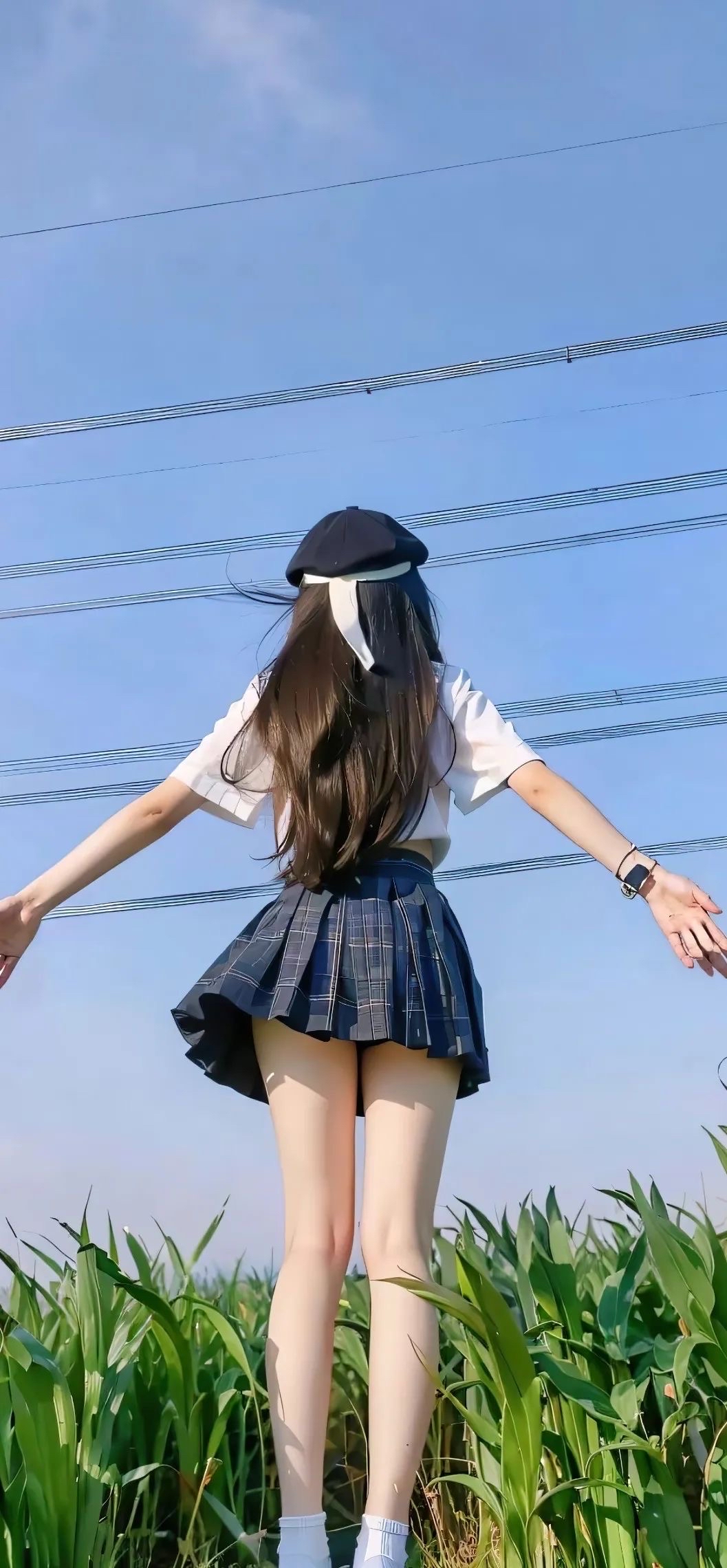 美女头像甜美背影_美女壁纸桌面