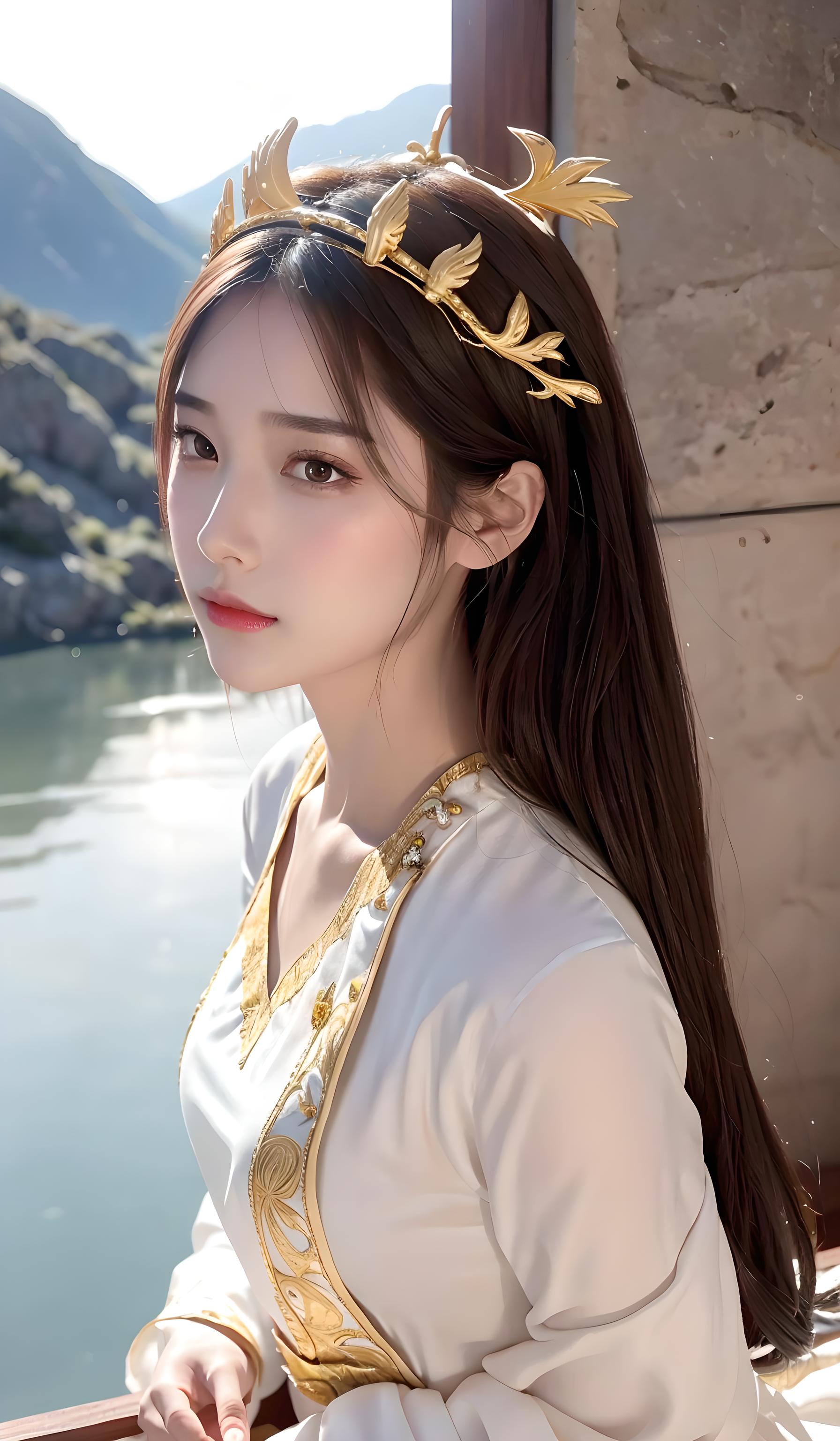 美女照片游泳卡通_美女头像真人甜美