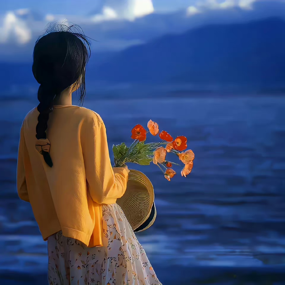 美女照片真人图片背面_美女照片头像霸气