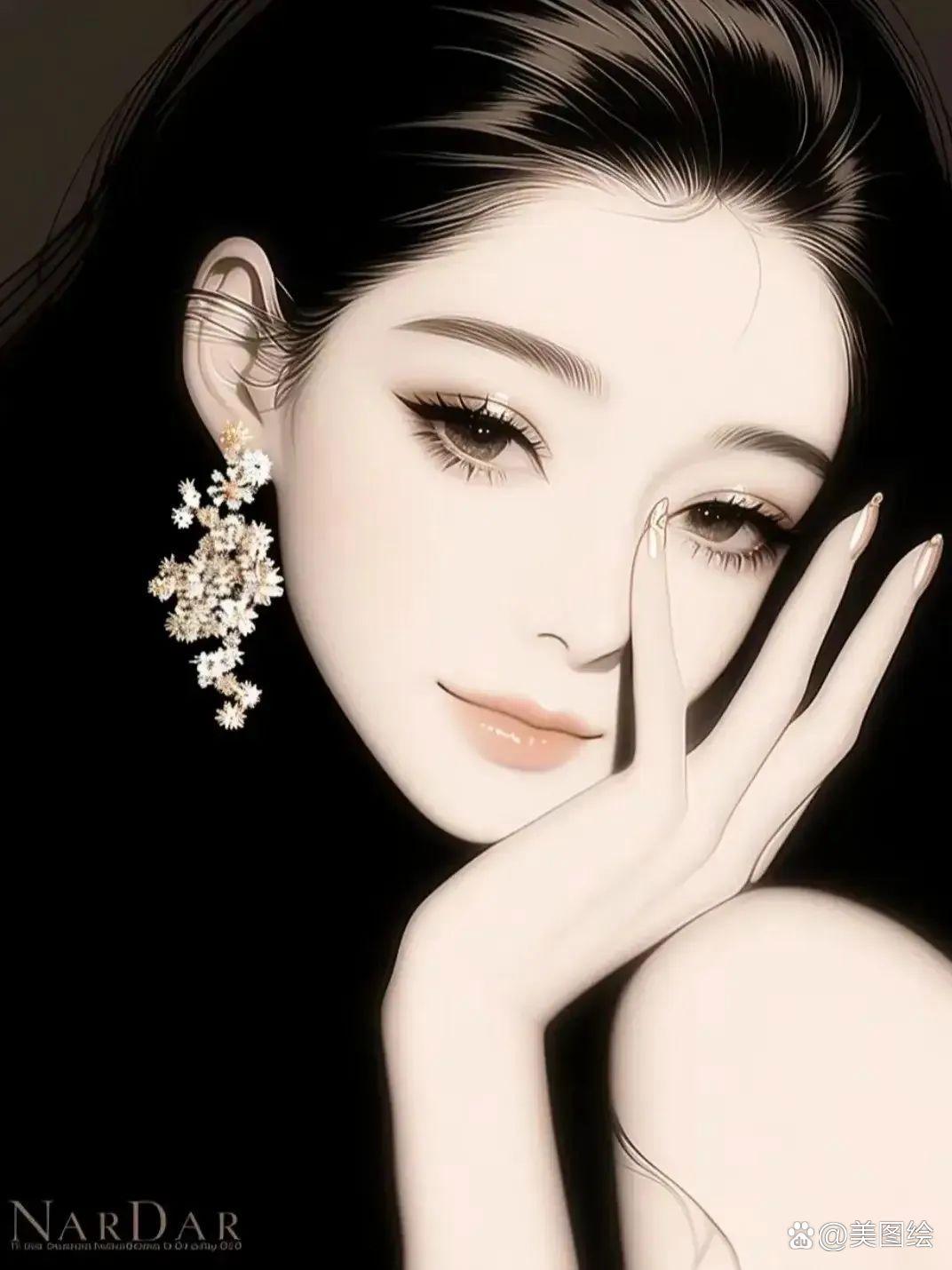 美女头像真人氛围感_美女头像