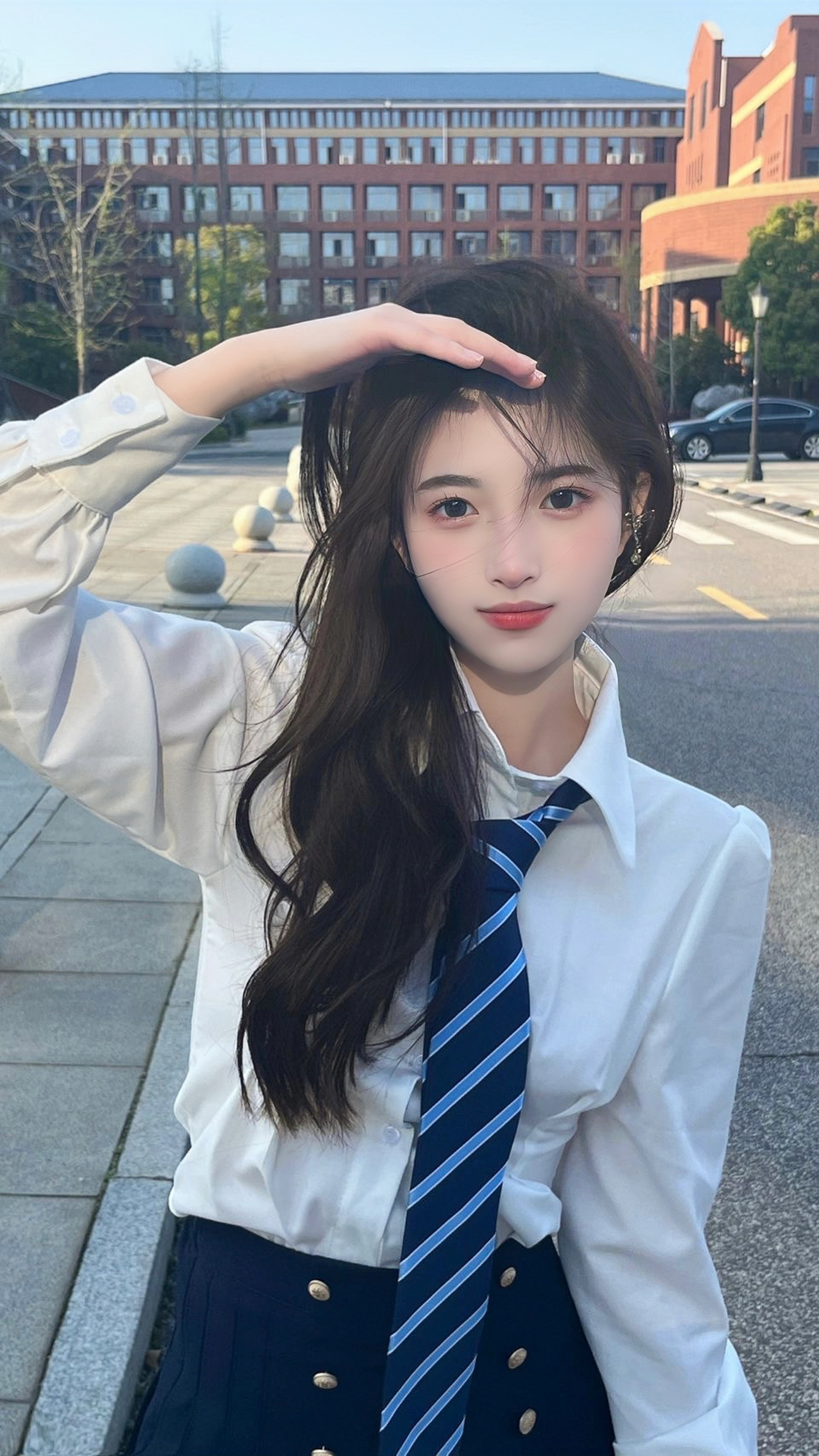 三八妇女节双重曝光女性剪影背景_美女壁纸女