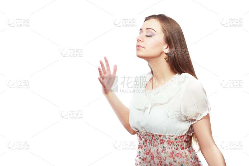 草中国婚纱白色美手田地陆地青年女人夏天_美女照片大全壁纸高清