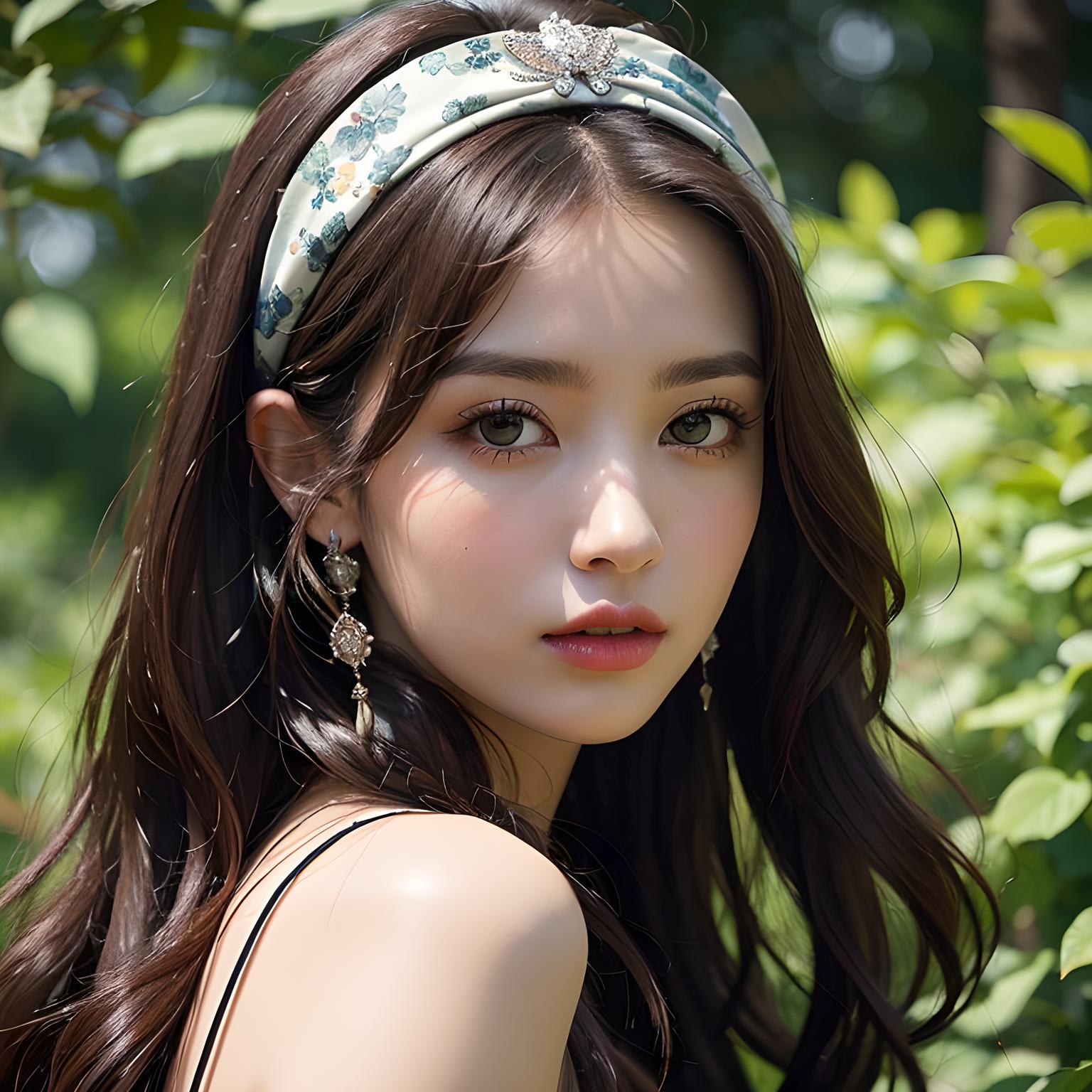 美女高雅造型_美女图片微信头像