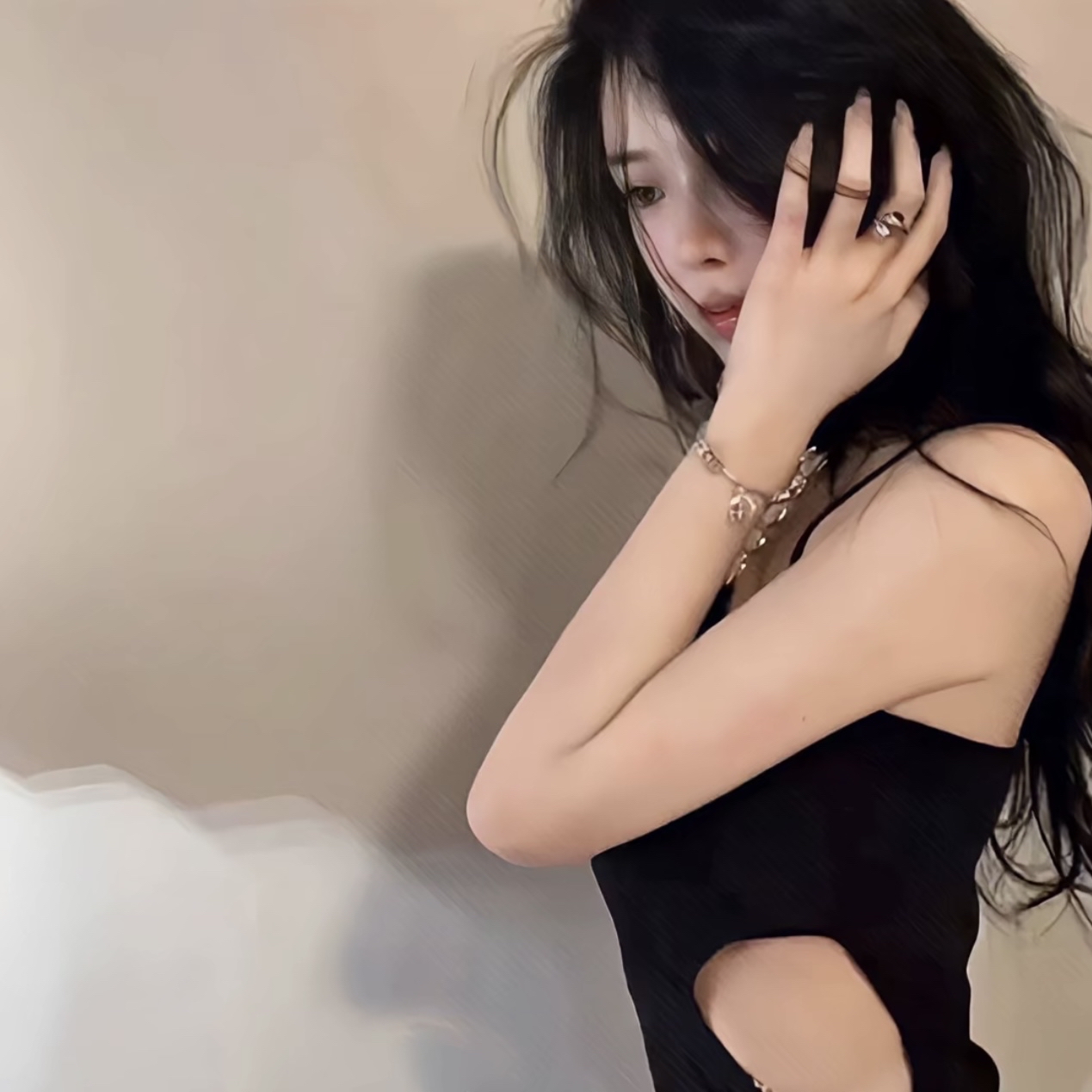 美女头像真人头像高冷_美女照片头像