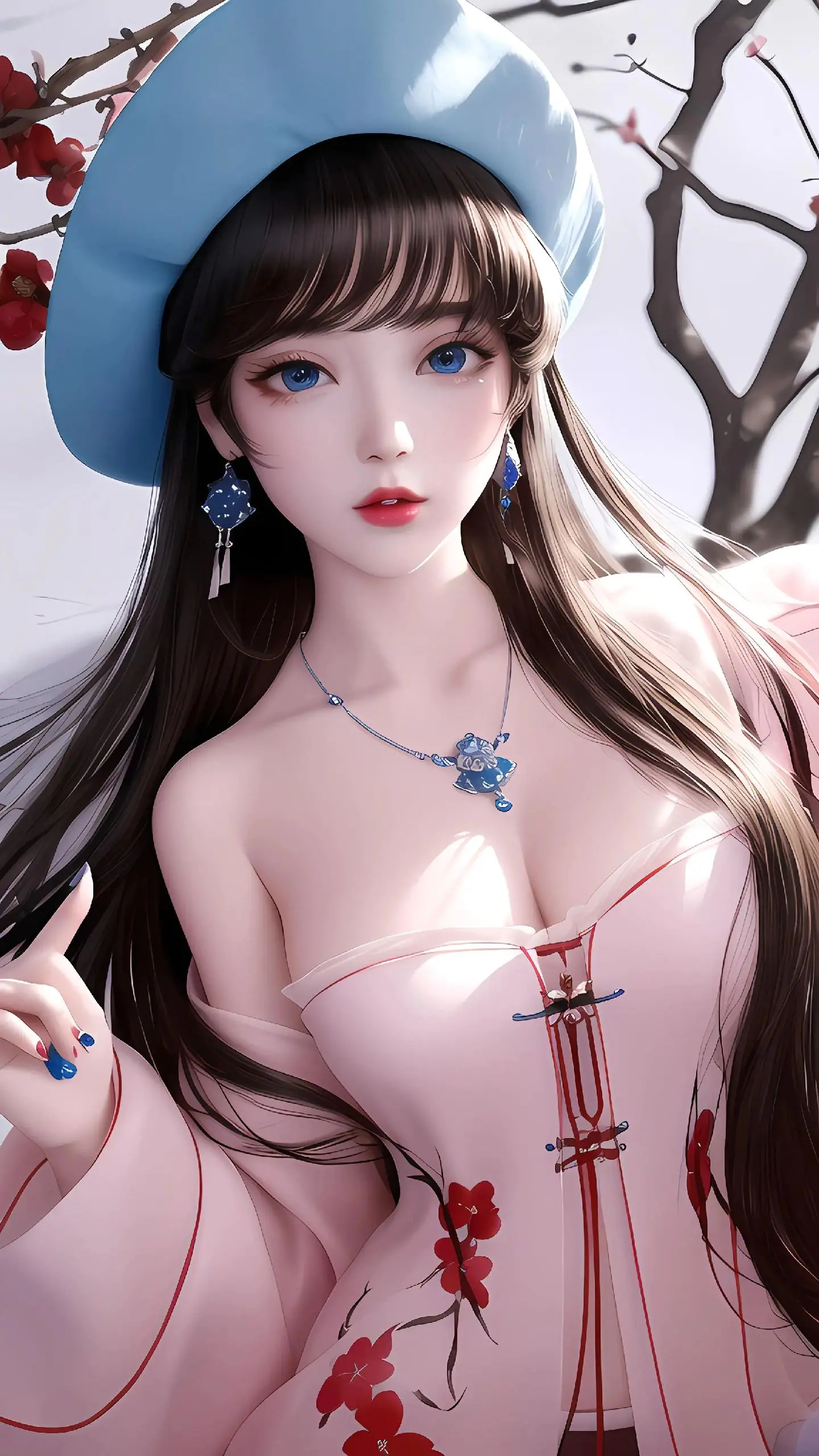 妇女节女神节唯美感光影女性花瓣裙摆背景_美女壁纸4k高清唯美