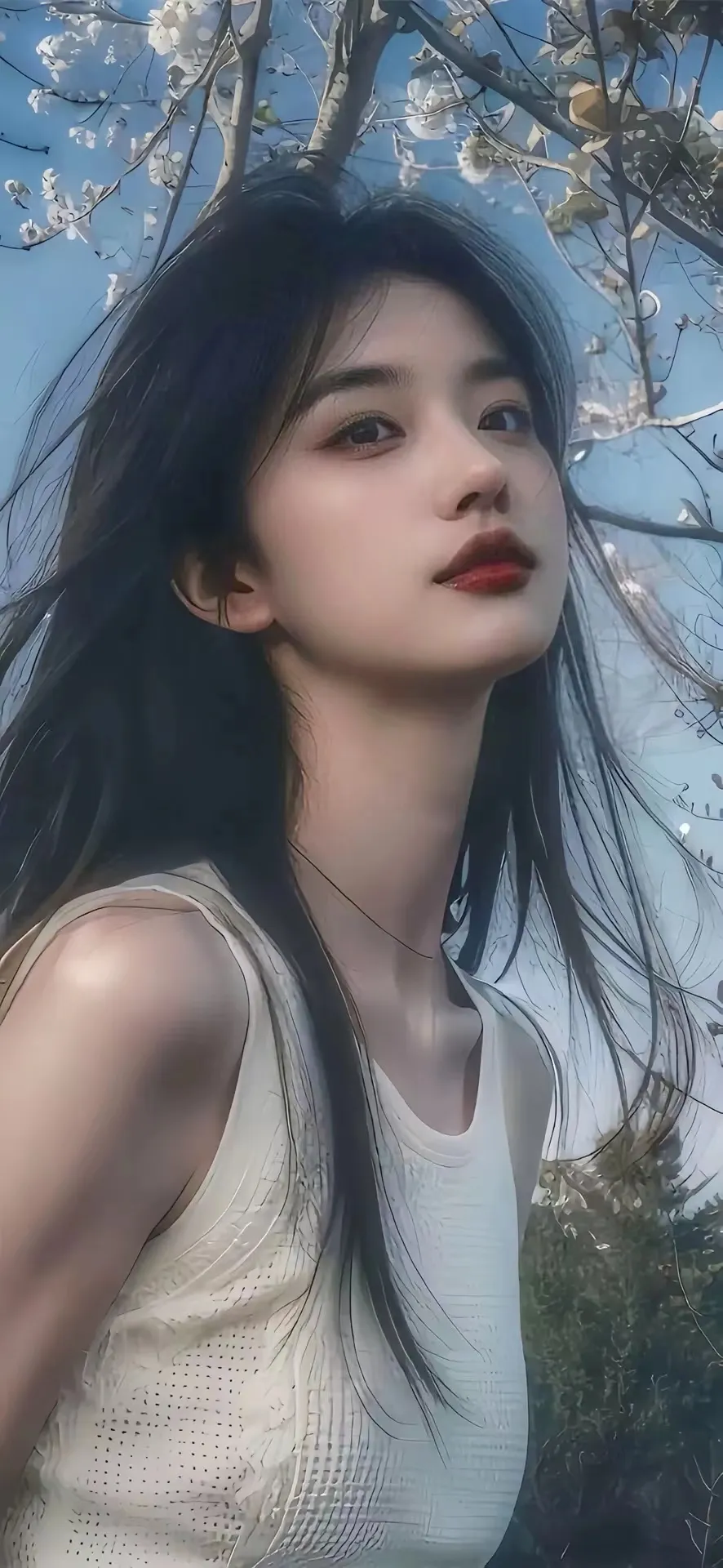 三八妇女节女神节女王节唯美浪漫人物剪影背景图片素材_美女高雅造型
