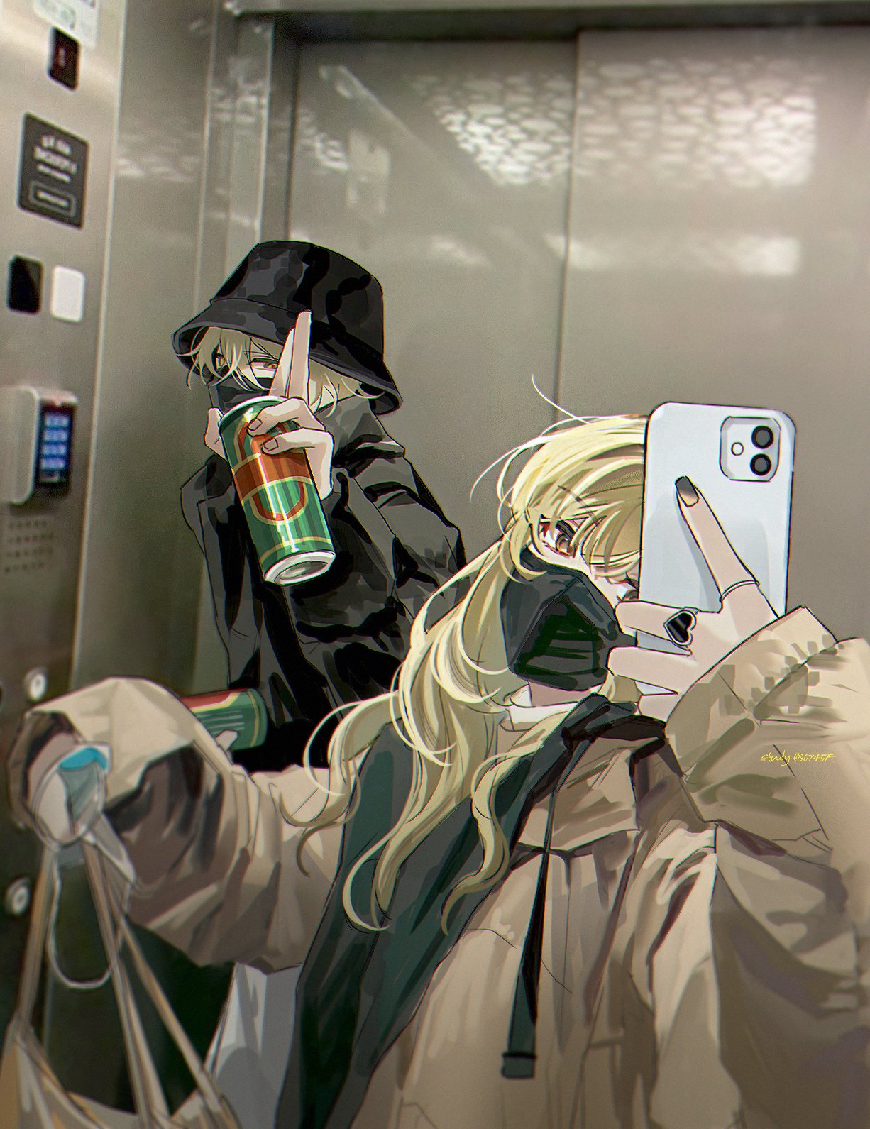 绘画_美女壁纸风景