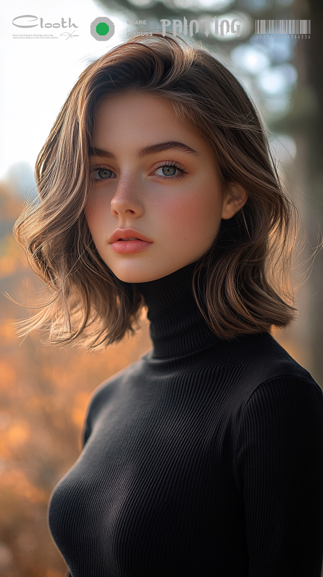 美容美妆形象包装朋友圈封面_美女高雅造型