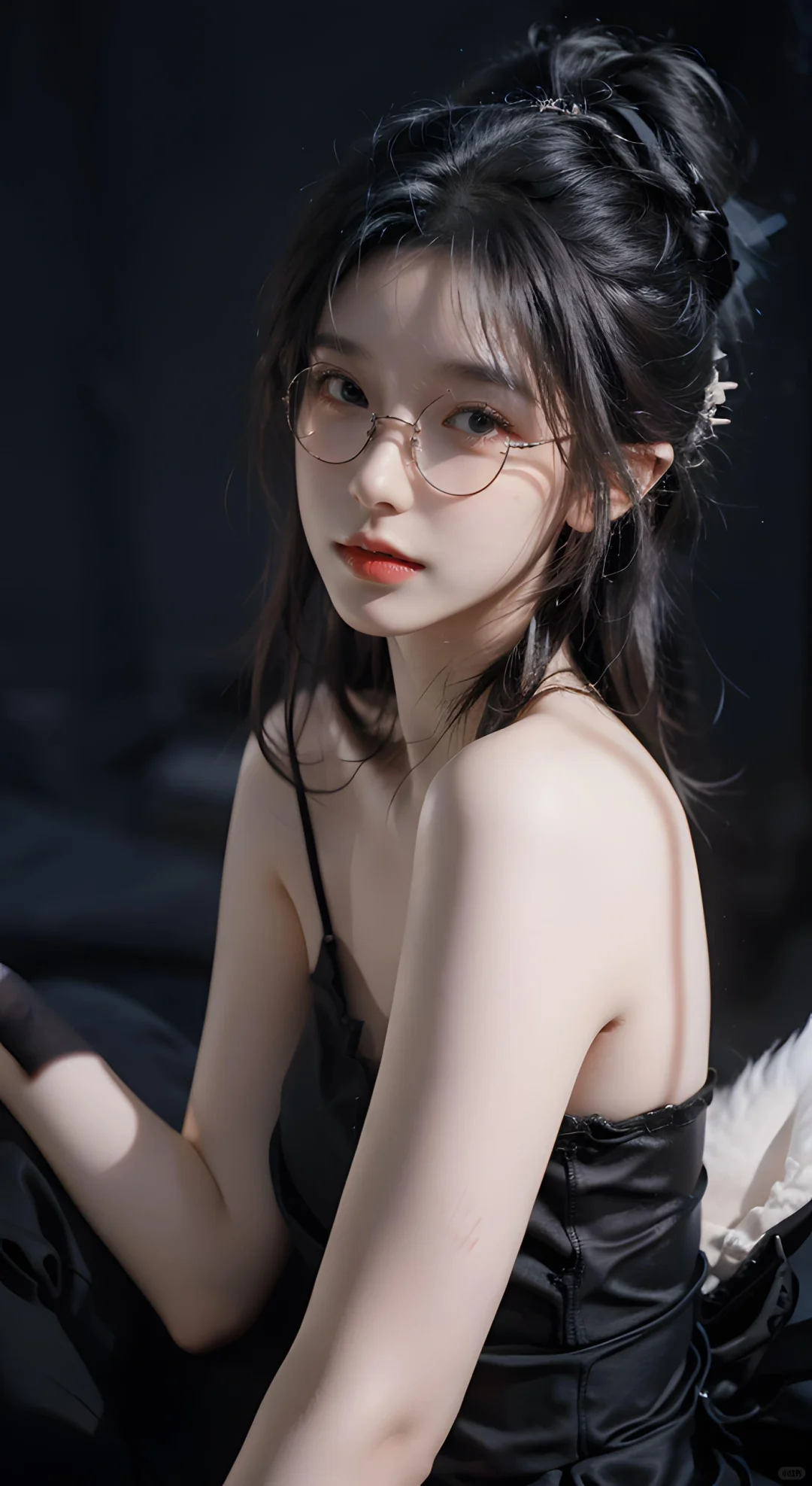 无水印美女壁纸吃瓜的动态_美女图片微信头像背影唯美