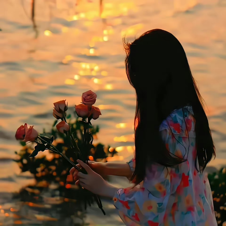 美女图片微信头像真人背影_美女图片微信头像