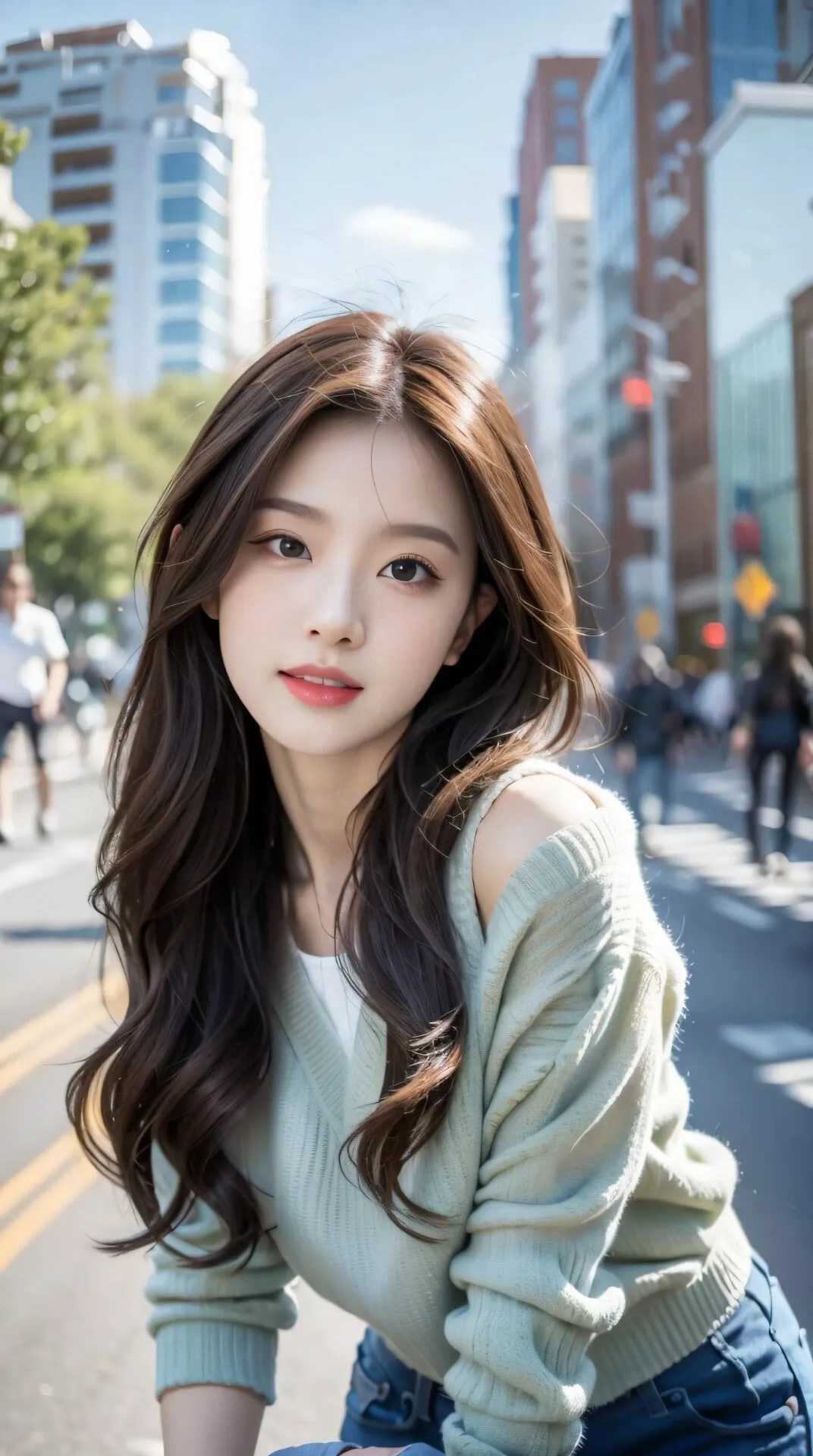 闺蜜逛街开心街拍时尚_美女头像图片