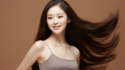 美发模特人像_美女照片游泳写真壁纸
