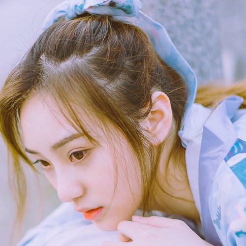 甜美女生头像_美女头像真人背影