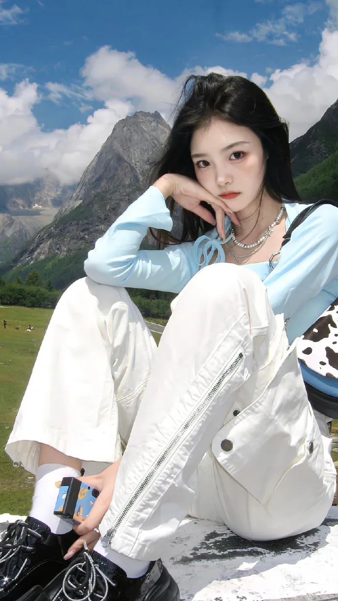 美女高雅造型_美女图片微信头像