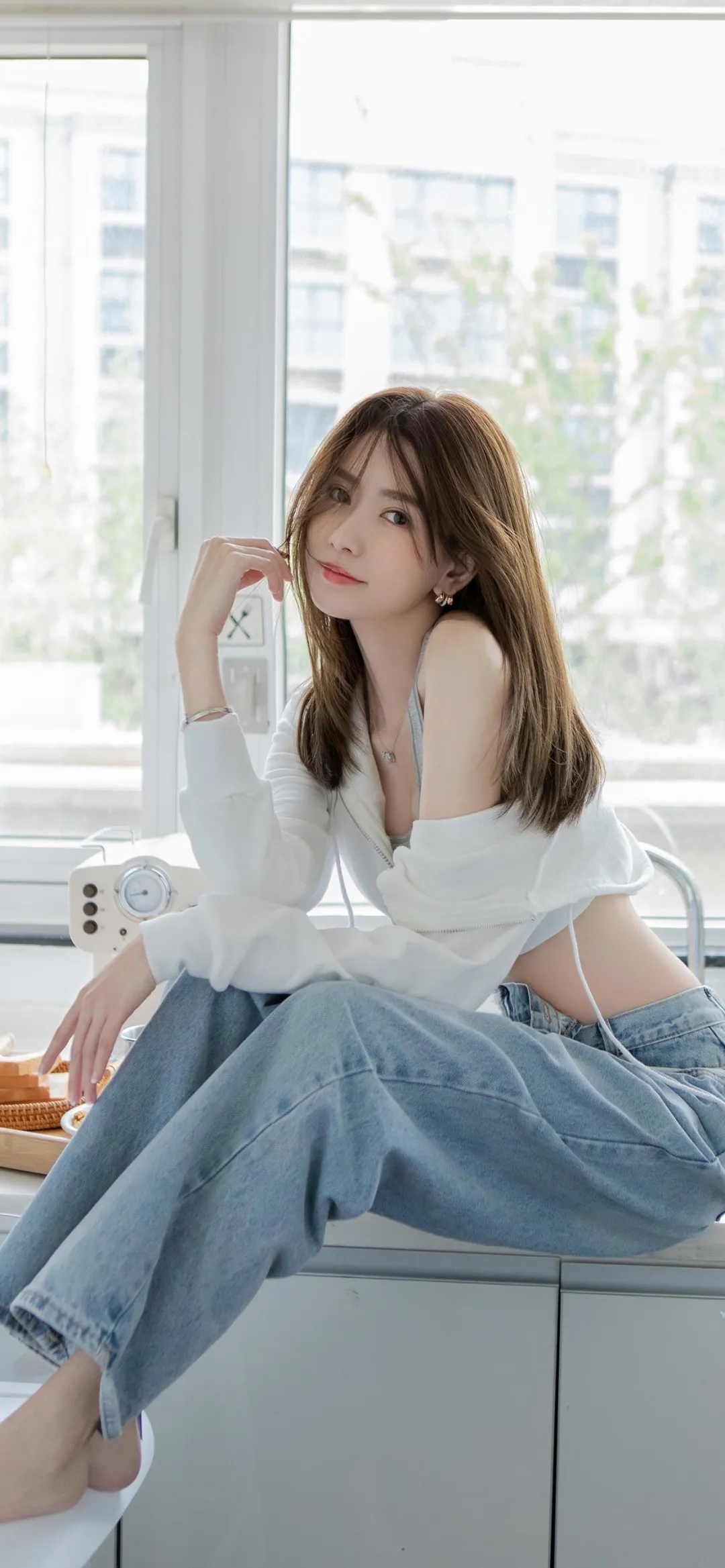 美女图片微信头像背影_美女图片微信头像侧脸