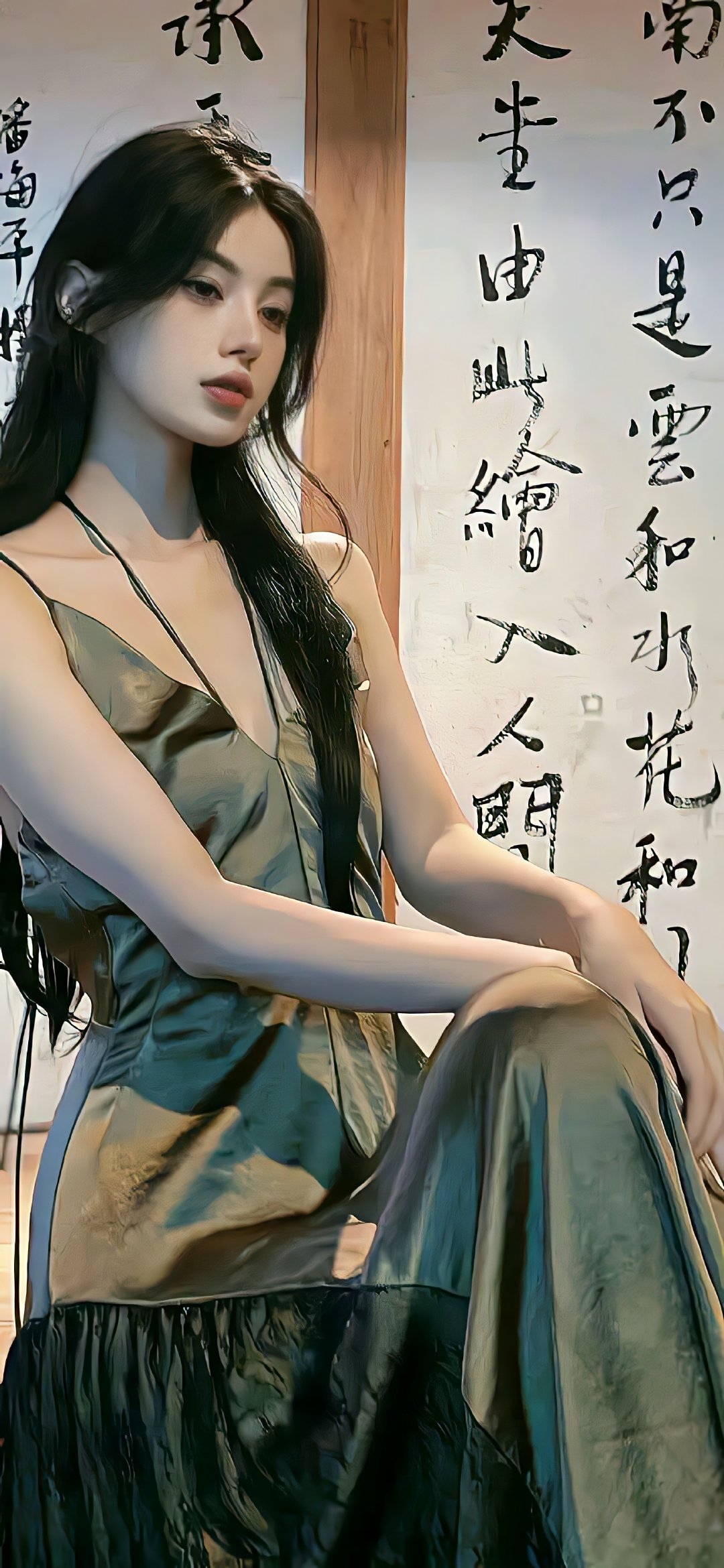 美女壁纸手机壁纸_美女照片真人图片背面