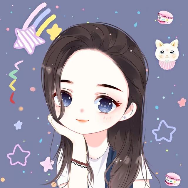 女性头像图标点版本_美女照片