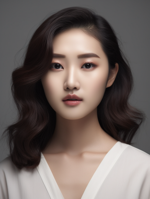 光影头像表情_美女高雅造型