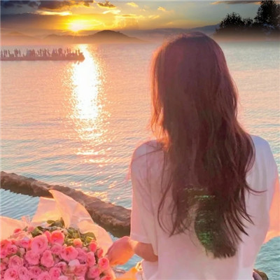 温柔女生头像合集背影头像小红书_美女头像甜美背影