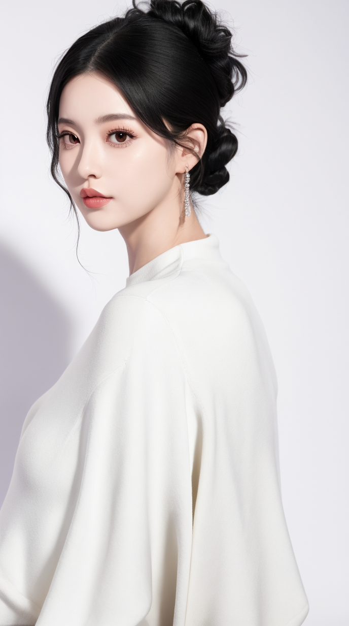 为您呈现_美女高雅造型