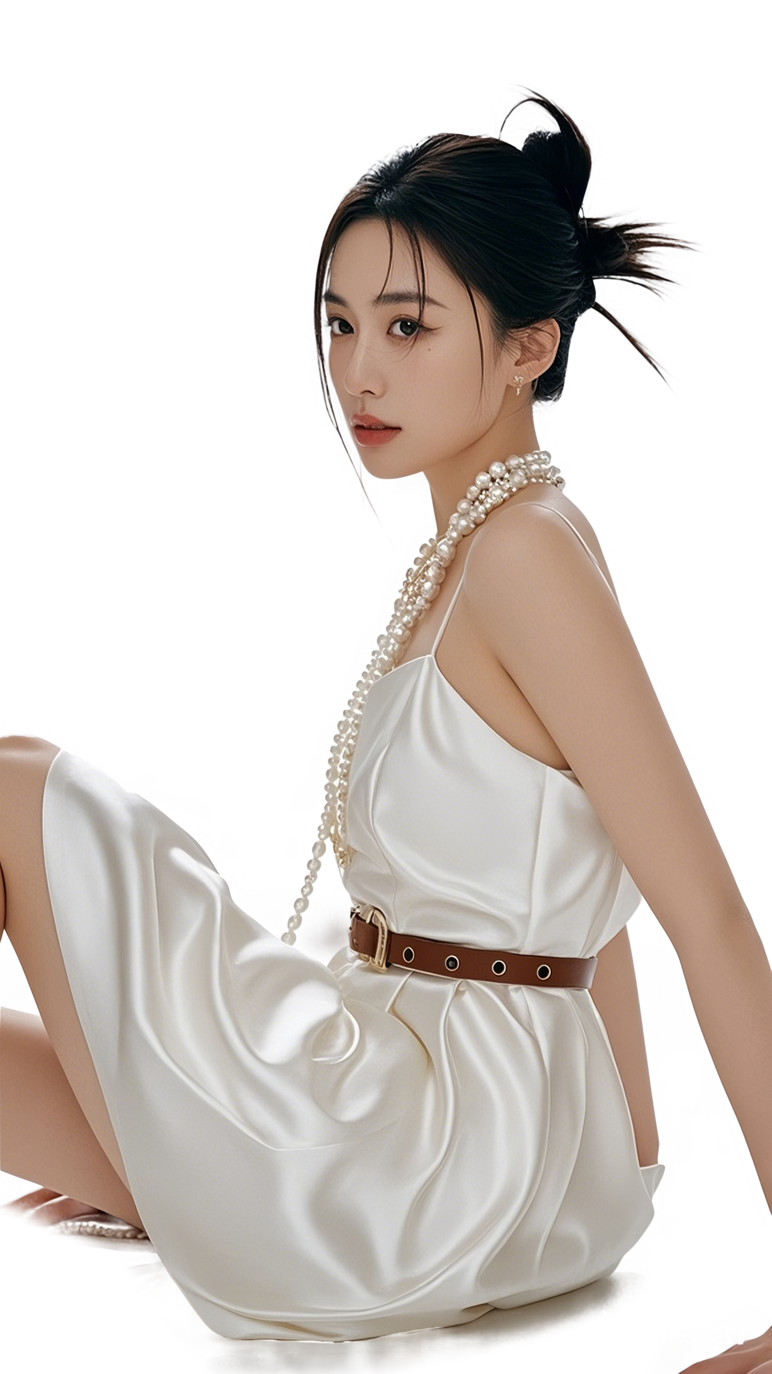 古力娜扎采集别致的七_美女头像甜美背影