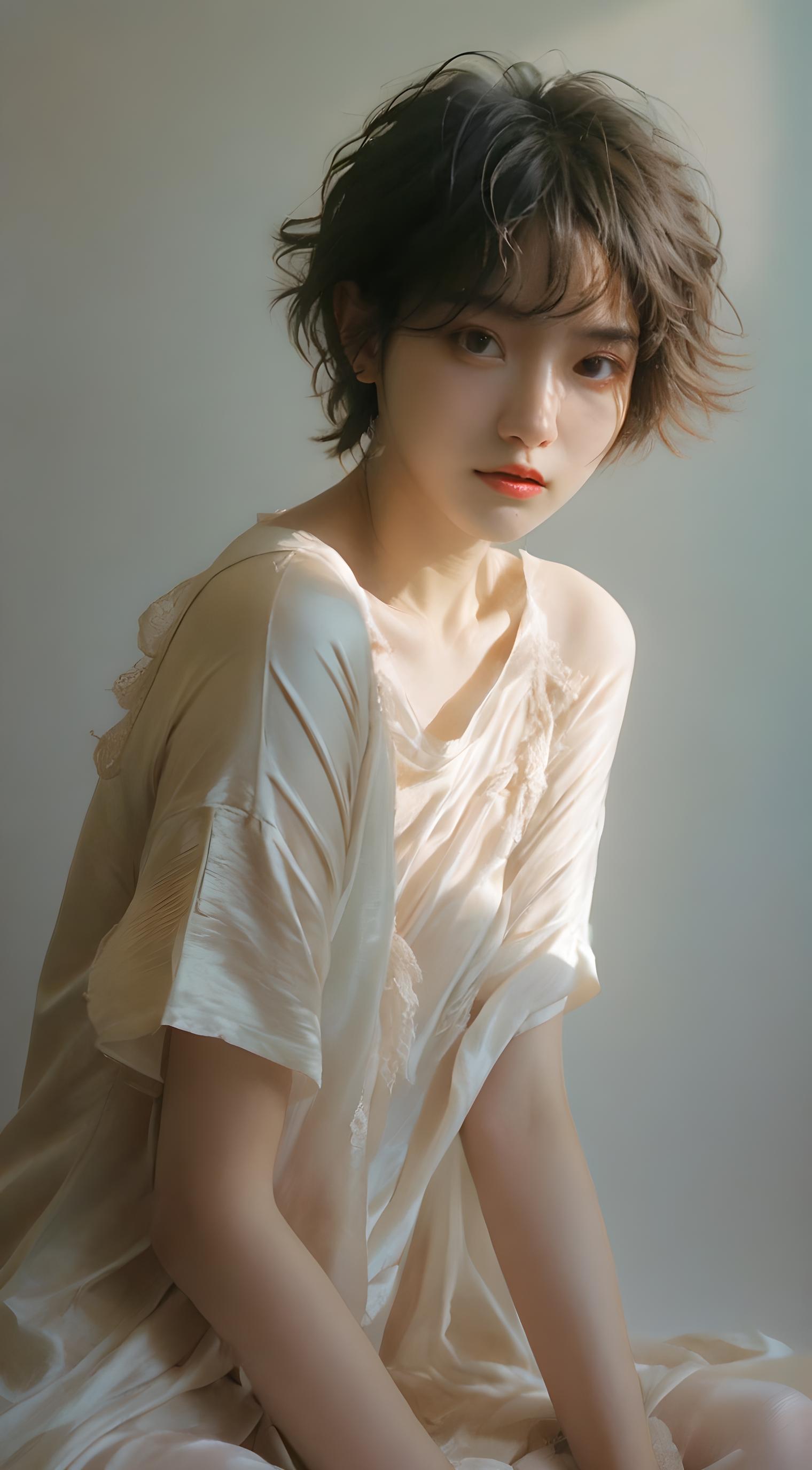 美女高雅造型_美女头像真人可爱