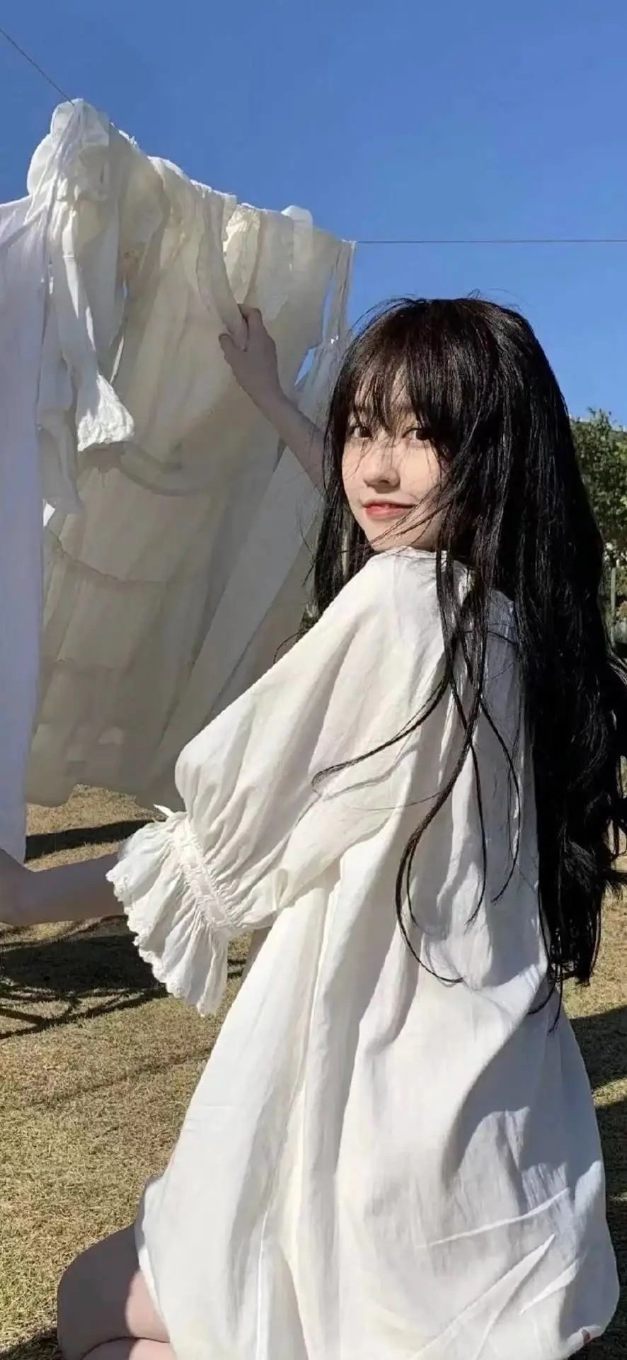 美女头像一个人_美女图片微信头像