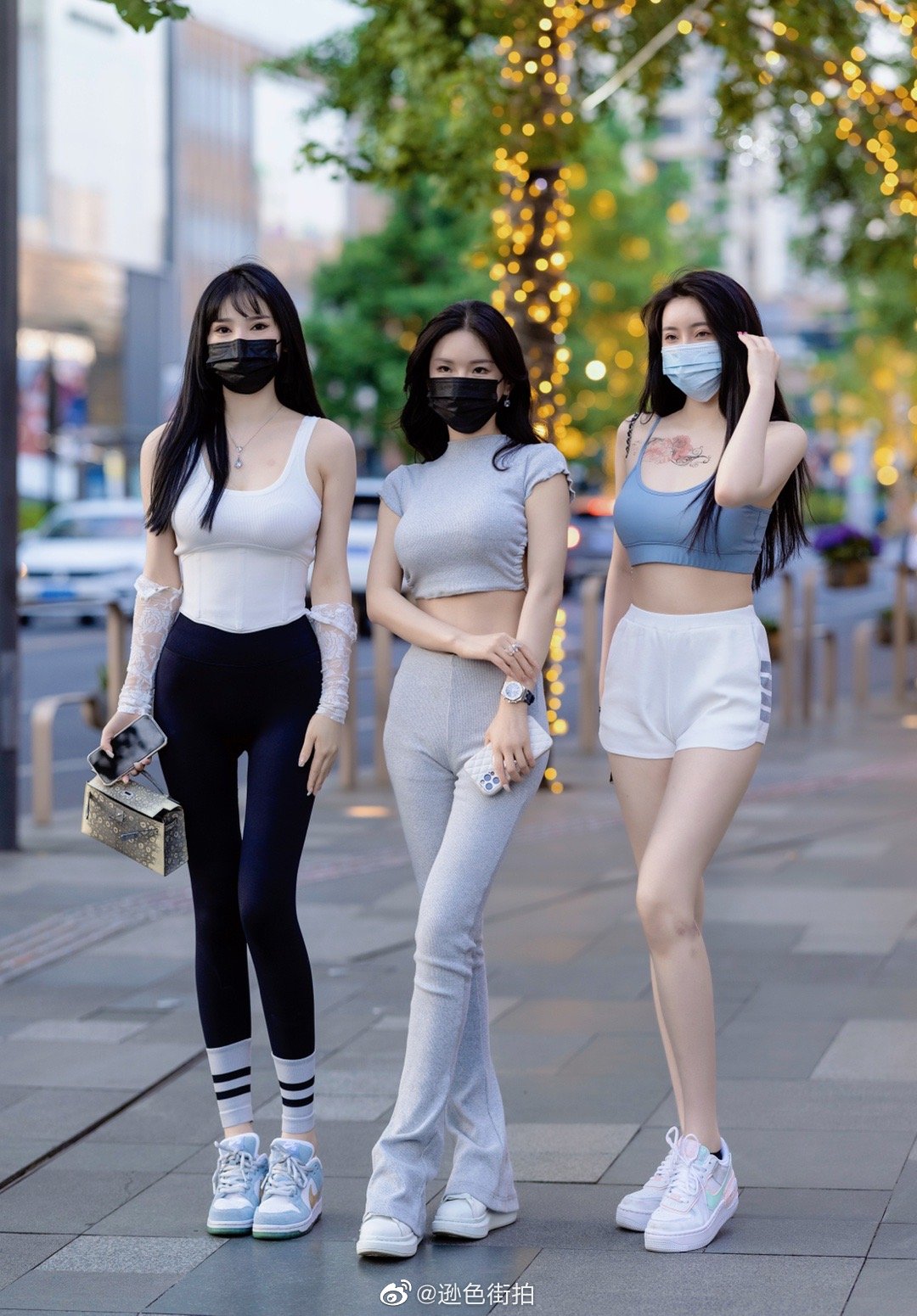 女孩购物_美女高雅造型