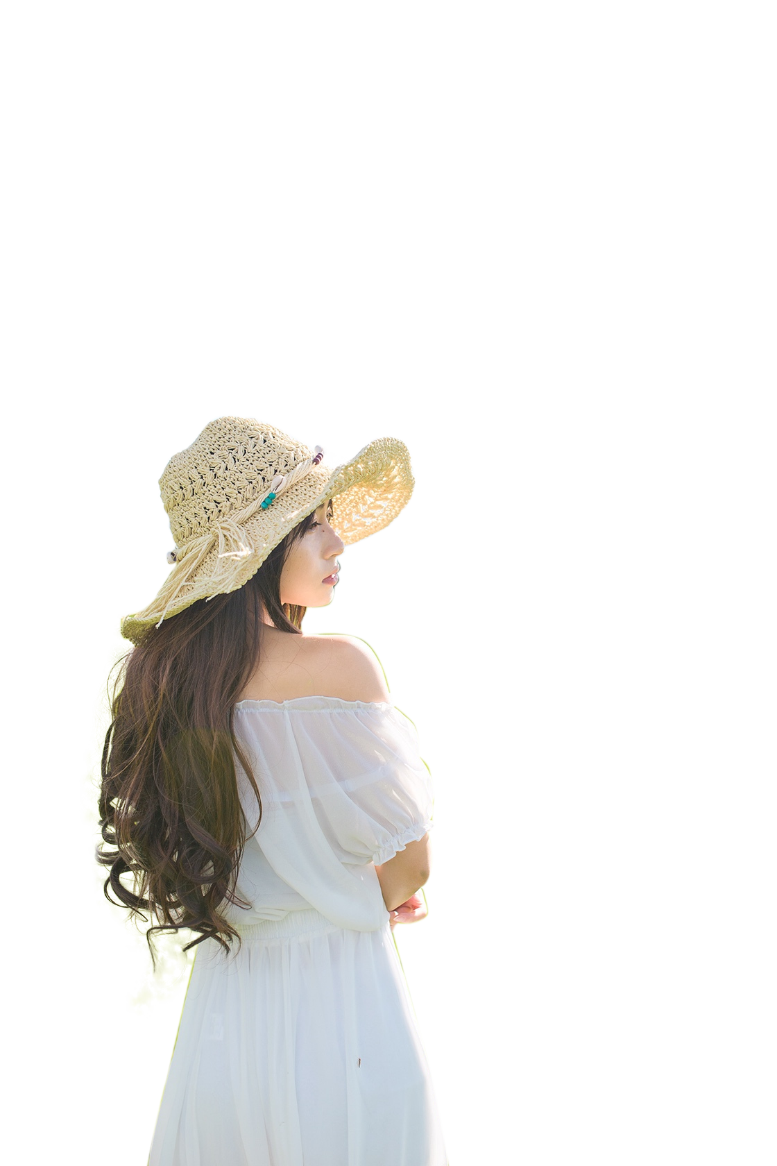 三八妇女节女神节女王节唯美浪漫人物剪影背景图片素材_美女照片背影侧面